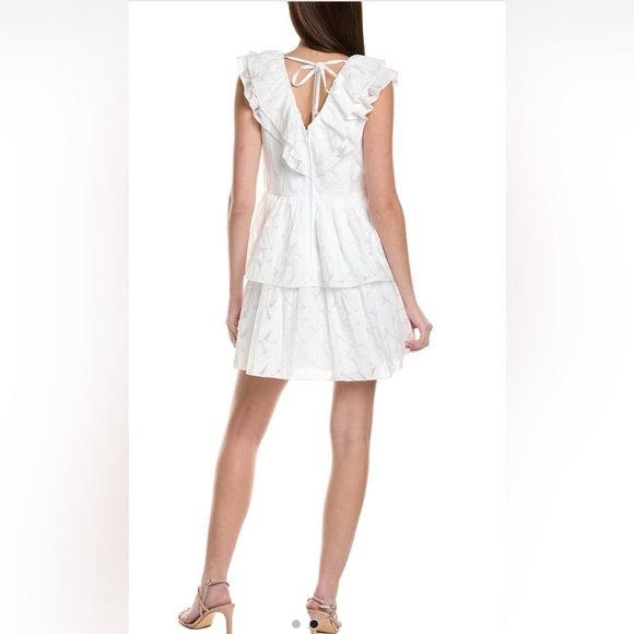 Lilly Pulitzer White Ritamarie Ruffle Tiered Mini Dress - Size 12 MSRP $278 NWT - Picture 2 of 6